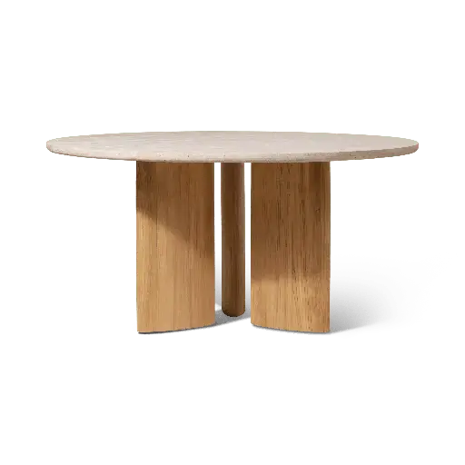Newport Teak Round Dining Table