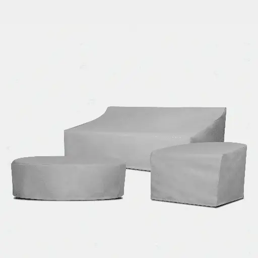 Pacific Teak Chaise Right - Weather Cover