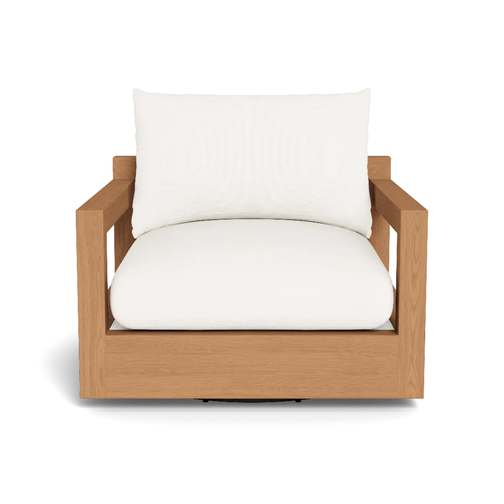 Pacific Teak Swivel Lounge Chair
