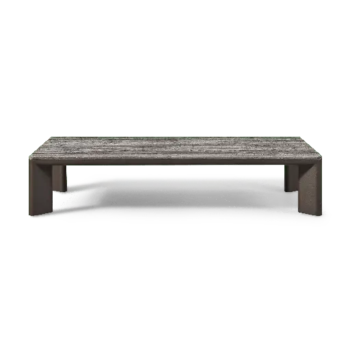 Palm Beach Aluminum Rectangle Coffee Table