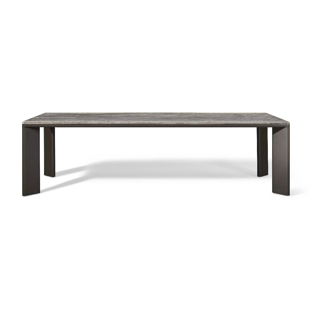 Palm Beach Aluminum Rectangle Dining Table