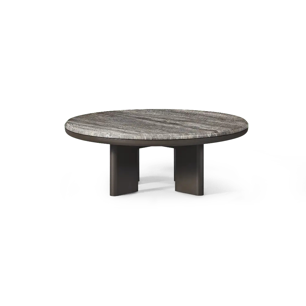 Palm Beach Aluminum Round Coffee Table