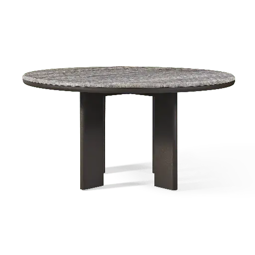 Palm Beach Aluminum Round Dining Table