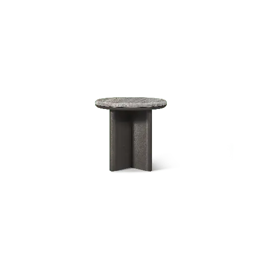 Palm Beach Aluminum Round Side Table