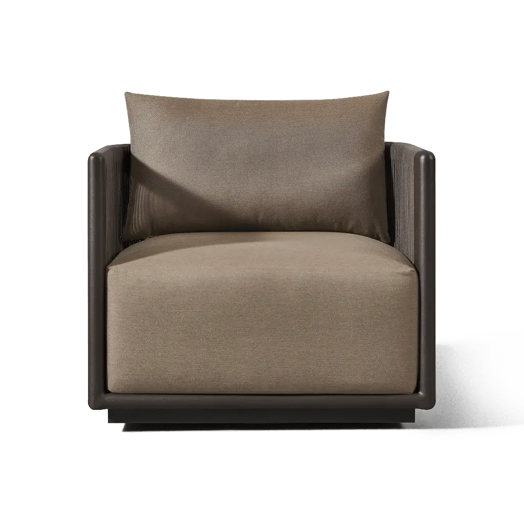 Palm Beach Aluminum Swivel Lounge Chair