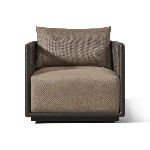 Palm Beach Aluminum Swivel Lounge Chair