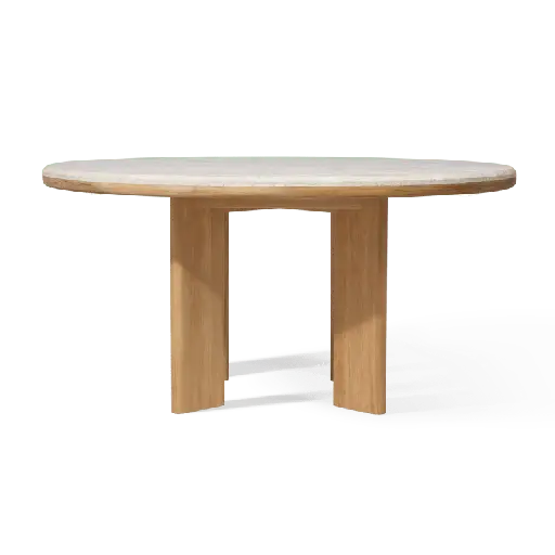 Palm Beach Teak Round Dining Table