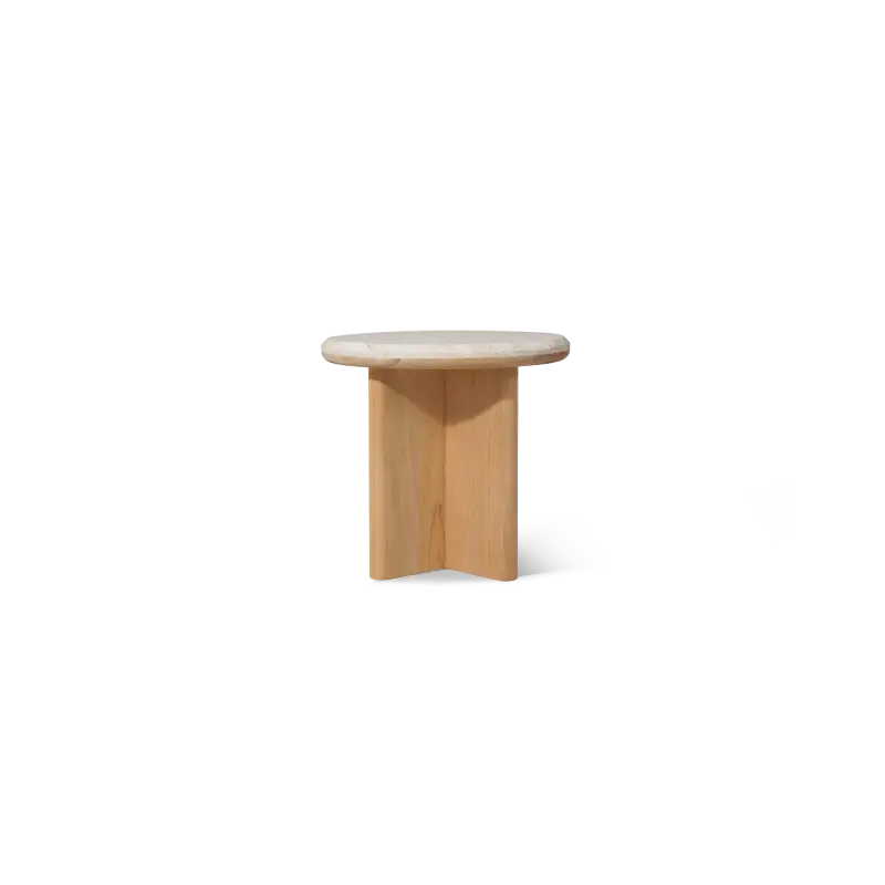 Palm Beach Teak Round Side Table
