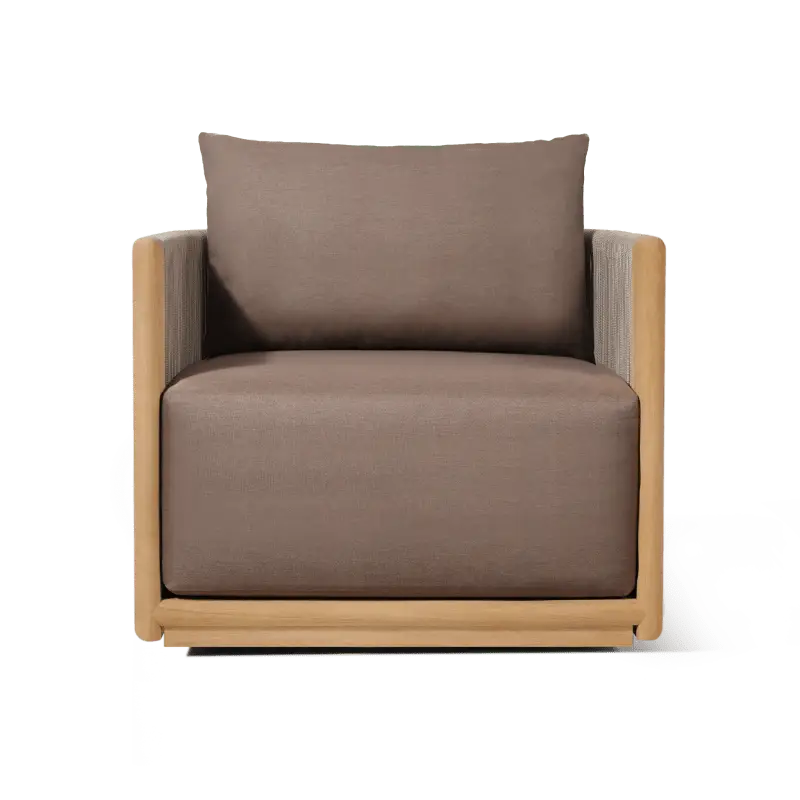 Palm Beach Teak Swivel Lounge Chair