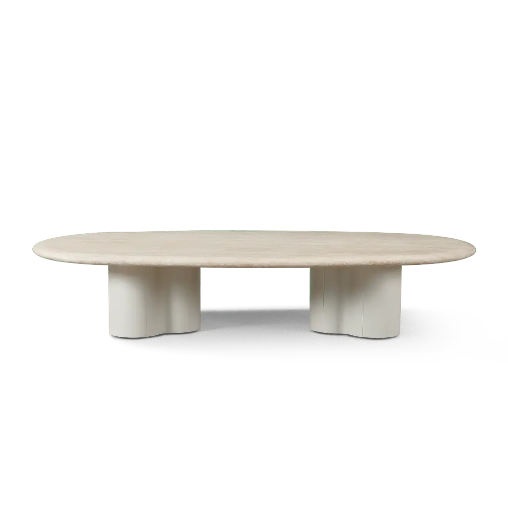 Porto Aluminum Pill Coffee Table